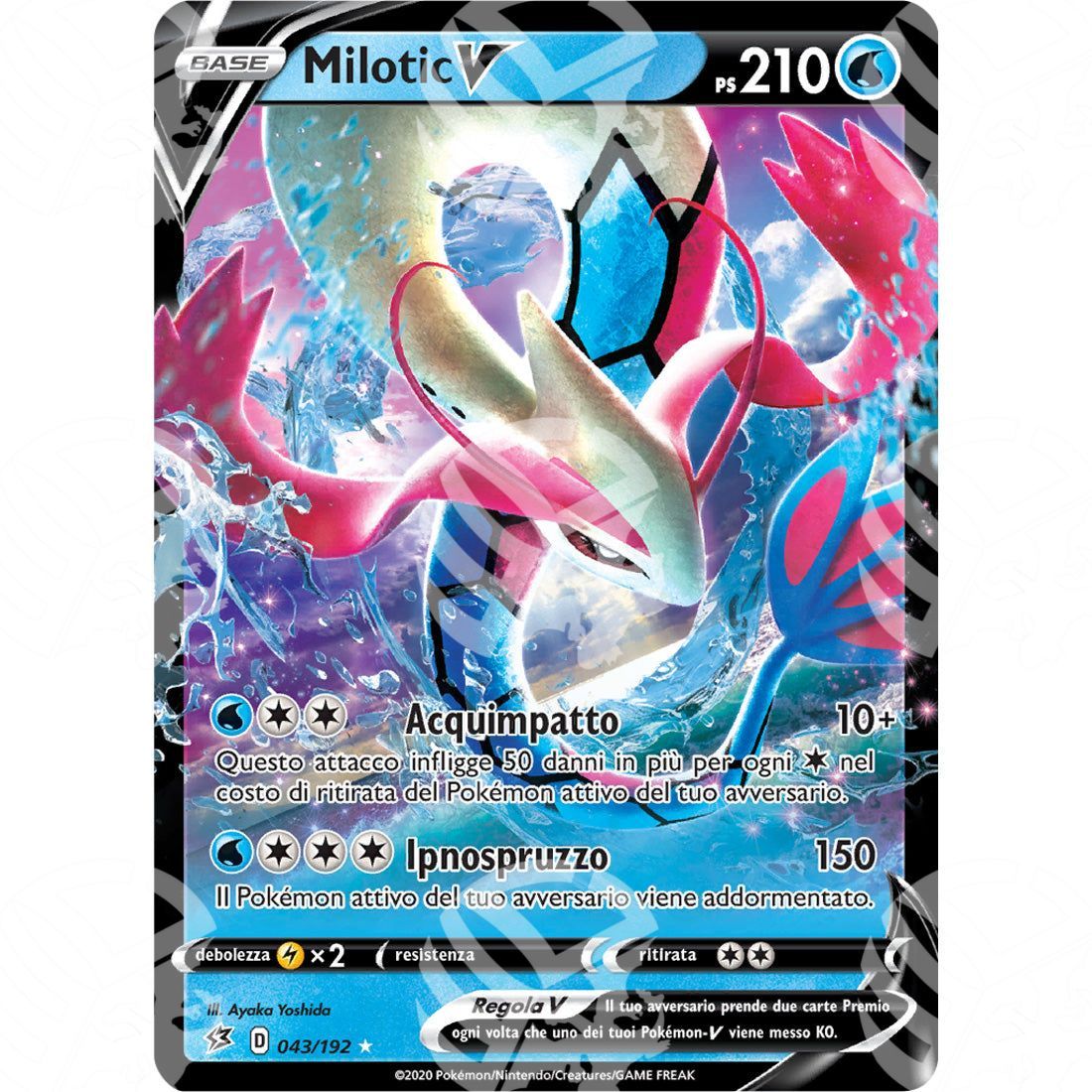 Fragore Ribelle - Milotic V - 043/192 - Warcard - Fragore Ribelle - Milotic V - 043/192 i prezzi più bassi sul mercato, solo da www.warcardshop.com! Carte singole, box, buste e mazzi.