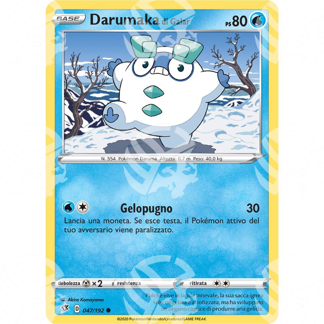 Fragore Ribelle - Galarian Darumaka - 047/192 - Warcard - Fragore Ribelle - Galarian Darumaka - 047/192 i prezzi più bassi sul mercato, solo da www.warcardshop.com! Carte singole, box, buste e mazzi.