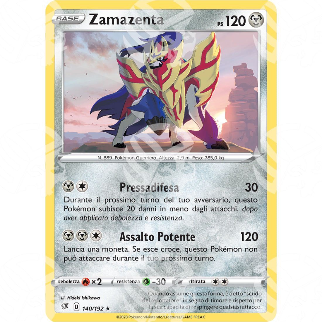 Fragore Ribelle - Zamazenta - 140/192 - Warcard - Fragore Ribelle - Zamazenta - 140/192 i prezzi più bassi sul mercato, solo da www.warcardshop.com! Carte singole, box, buste e mazzi.