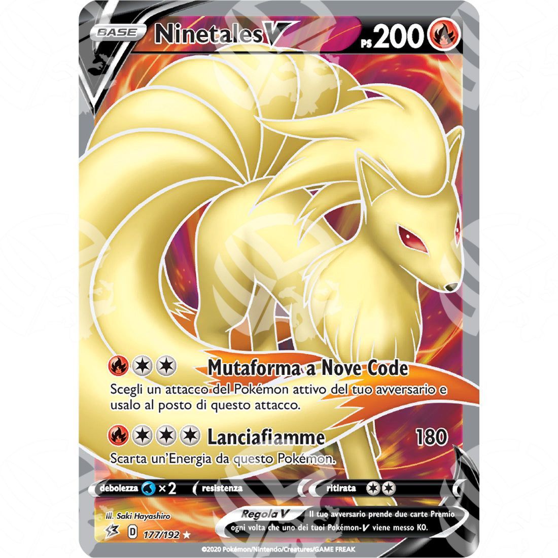 Fragore Ribelle - Ninetales V - 177/192 - Warcard - Fragore Ribelle - Ninetales V - 177/192 i prezzi più bassi sul mercato, solo da www.warcardshop.com! Carte singole, box, buste e mazzi.