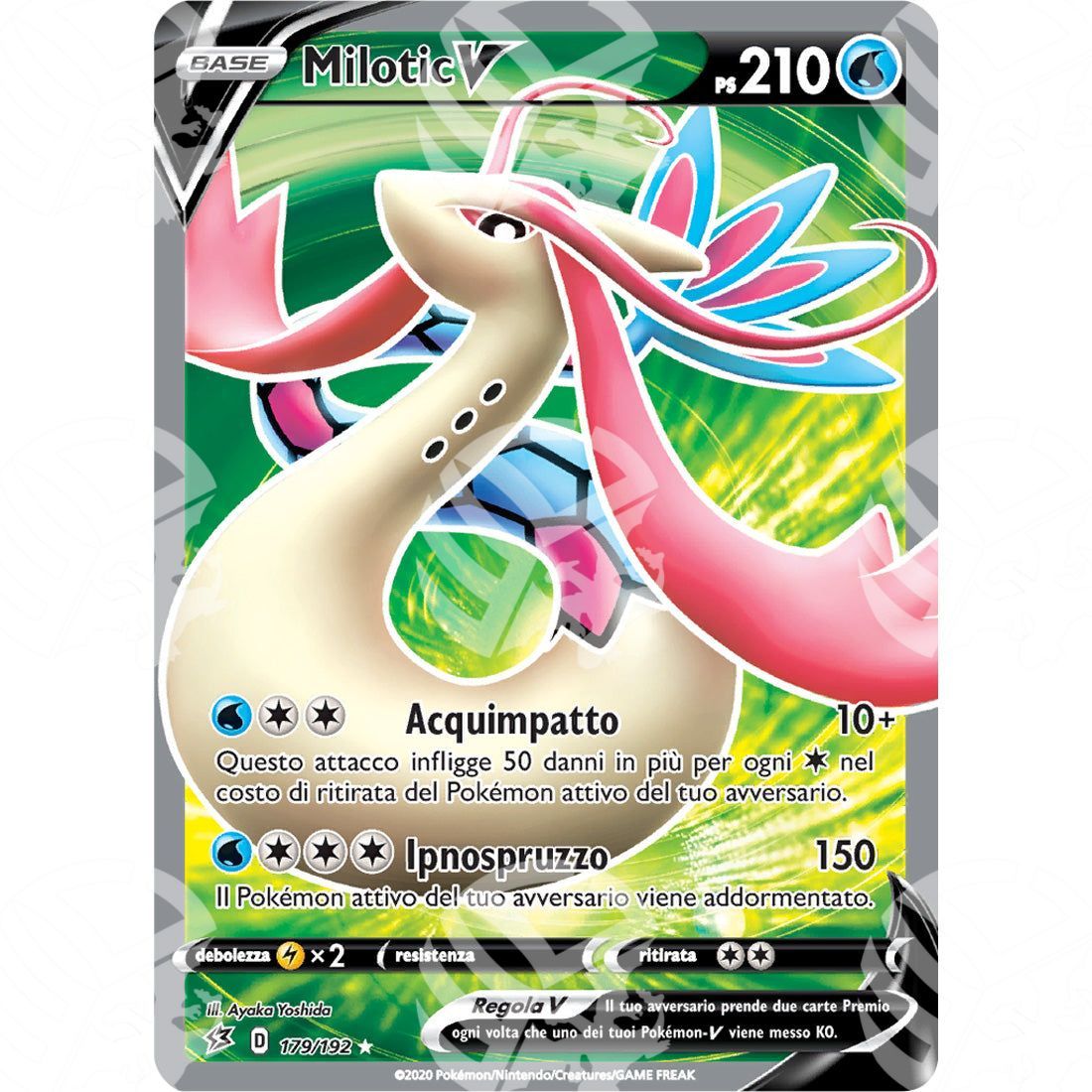 Fragore Ribelle - Milotic V - 179/192 - Warcard - Fragore Ribelle - Milotic V - 179/192 i prezzi più bassi sul mercato, solo da www.warcardshop.com! Carte singole, box, buste e mazzi.