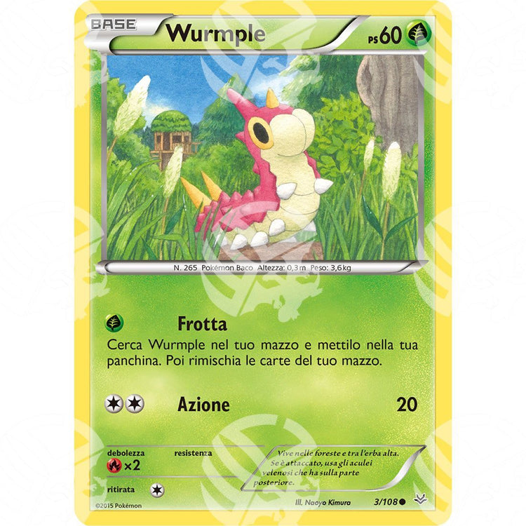 Furie Volanti - Wurmple - 3/108 - Warcard - Furie Volanti - Wurmple - 3/108 i prezzi più bassi sul mercato, solo da www.warcardshop.com! Carte singole, box, buste e mazzi.