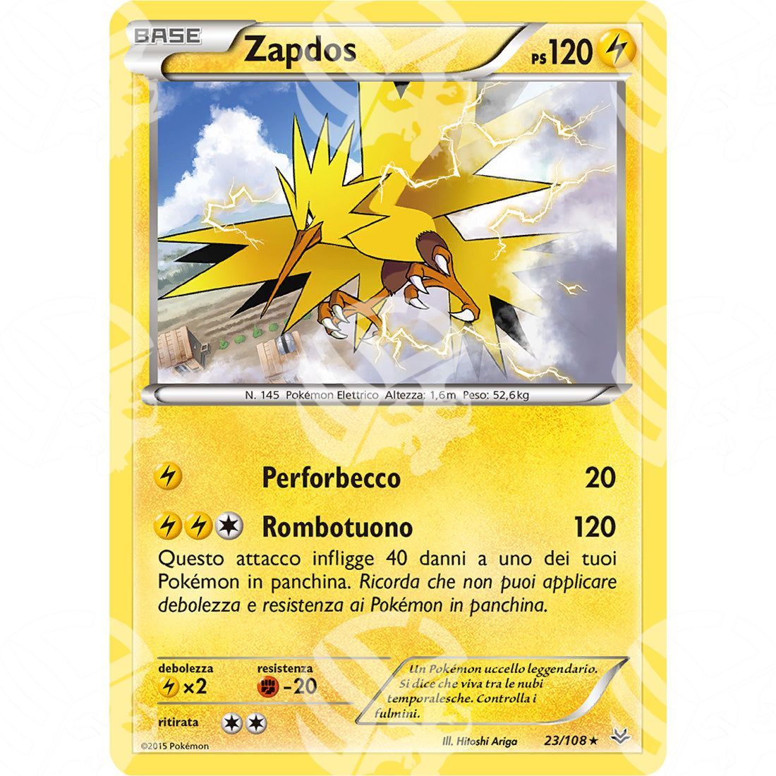 Furie Volanti - Zapdos - 23/108 - Warcard - Furie Volanti - Zapdos - 23/108 i prezzi più bassi sul mercato, solo da www.warcardshop.com! Carte singole, box, buste e mazzi.