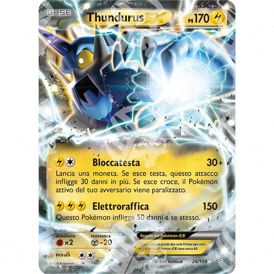 Furie Volanti - Thundurus EX - 26/108 - Warcard - Furie Volanti - Thundurus EX - 26/108 i prezzi più bassi sul mercato, solo da www.warcardshop.com! Carte singole, box, buste e mazzi.