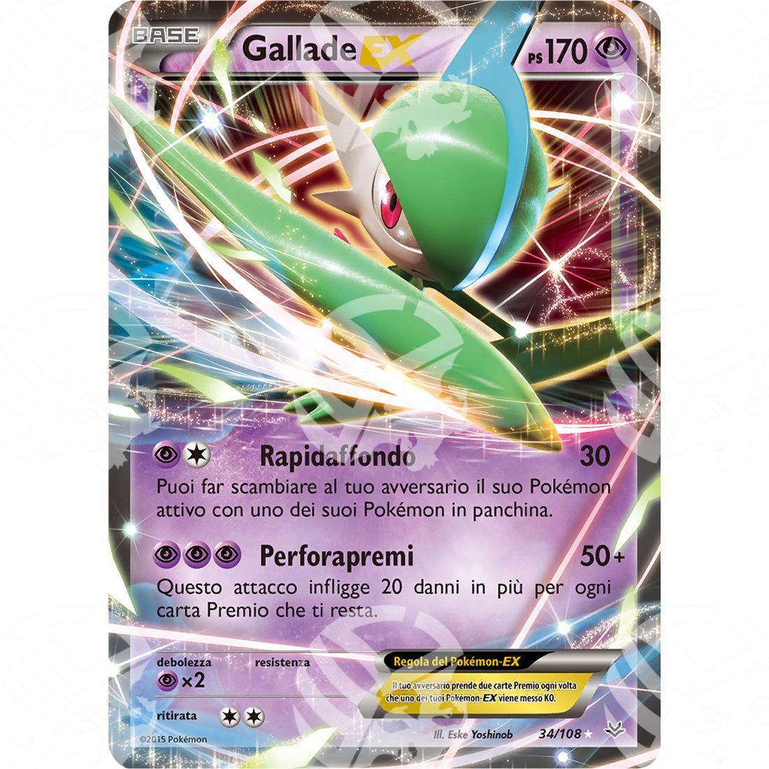 Furie Volanti - Gallade EX - 34/108 - Warcard - Furie Volanti - Gallade EX - 34/108 i prezzi più bassi sul mercato, solo da www.warcardshop.com! Carte singole, box, buste e mazzi.