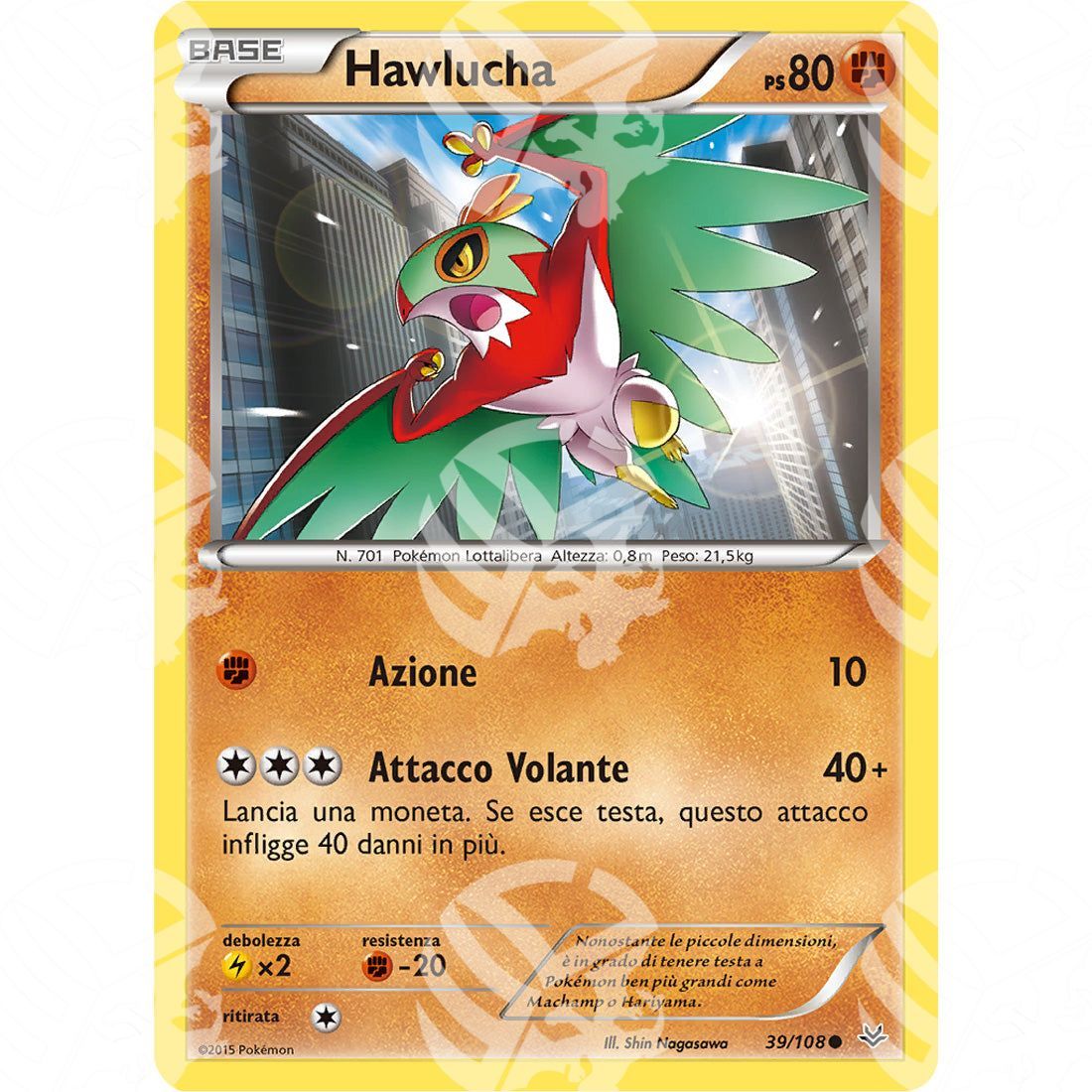 Furie Volanti - Hawlucha - 39/108 - Warcard - Furie Volanti - Hawlucha - 39/108 i prezzi più bassi sul mercato, solo da www.warcardshop.com! Carte singole, box, buste e mazzi.