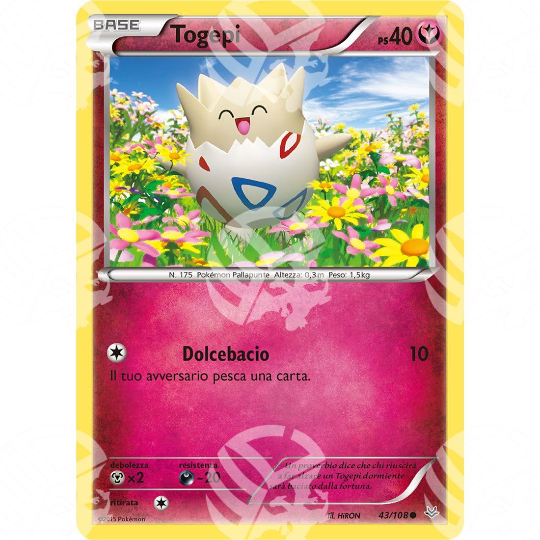 Furie Volanti - Togepi - 43/108 - Warcard - Furie Volanti - Togepi - 43/108 i prezzi più bassi sul mercato, solo da www.warcardshop.com! Carte singole, box, buste e mazzi.