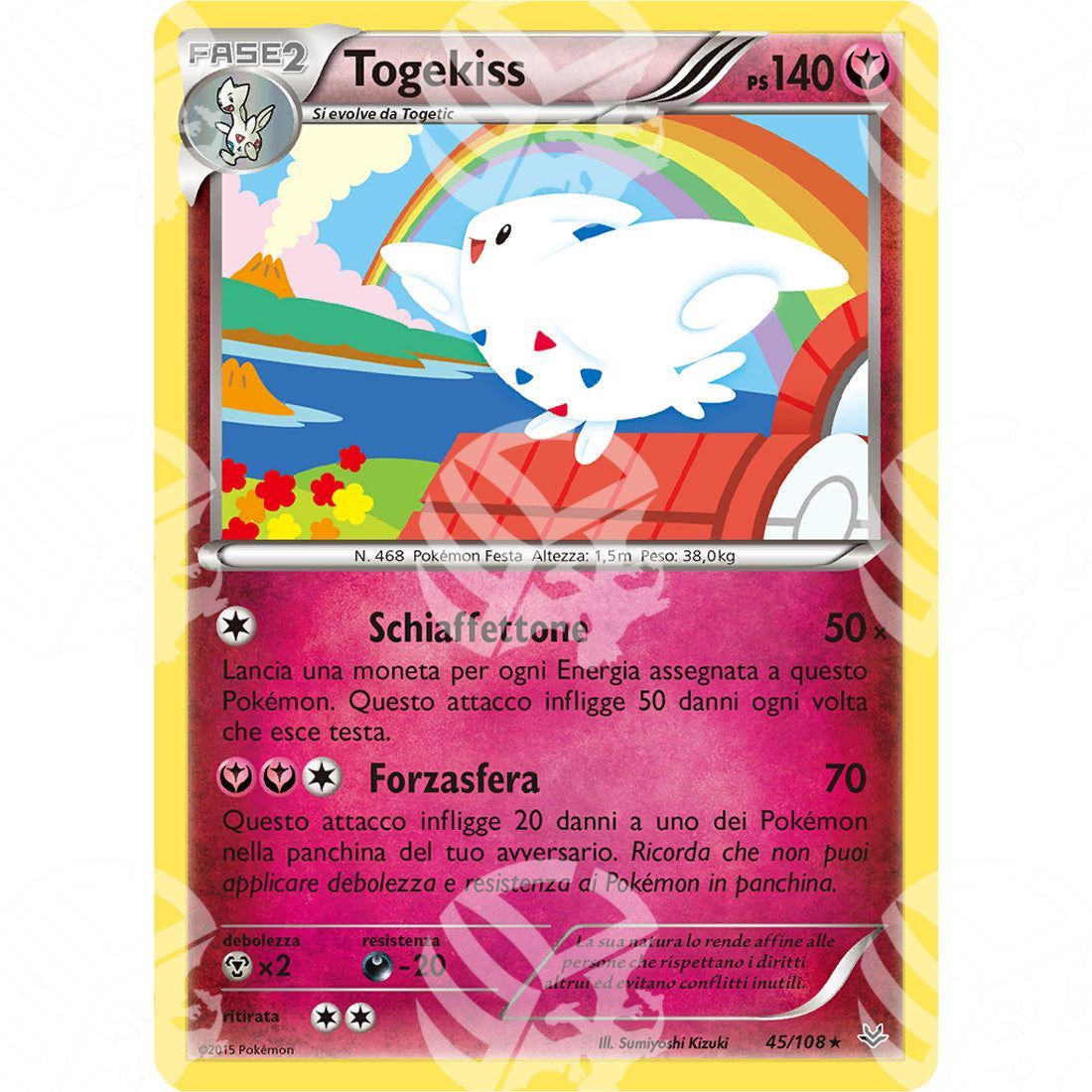 Furie Volanti - Togekiss - 45/108 - Warcard - Furie Volanti - Togekiss - 45/108 i prezzi più bassi sul mercato, solo da www.warcardshop.com! Carte singole, box, buste e mazzi.