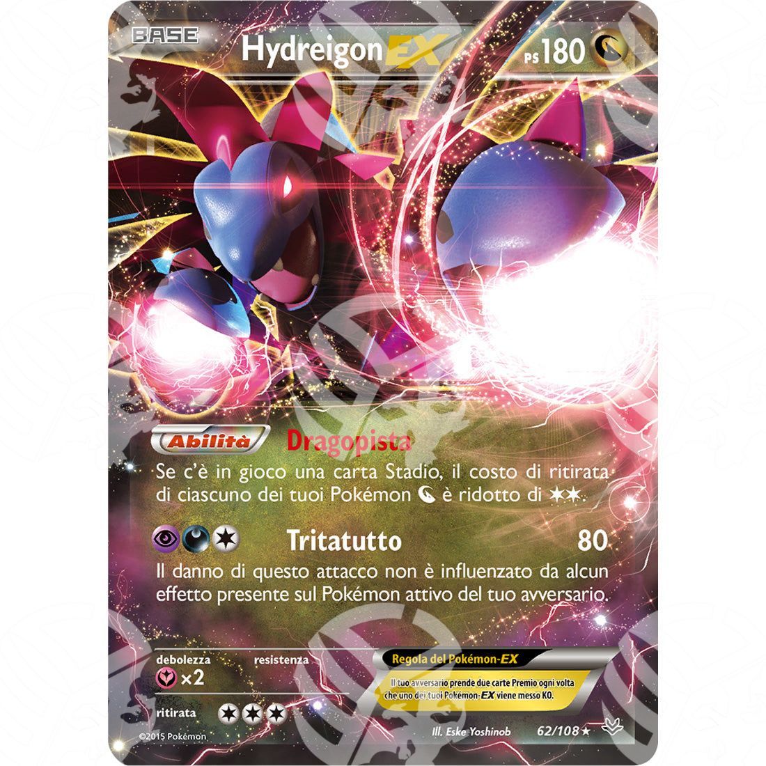 Furie Volanti - Hydreigon EX - 62/108 - Warcard - Furie Volanti - Hydreigon EX - 62/108 i prezzi più bassi sul mercato, solo da www.warcardshop.com! Carte singole, box, buste e mazzi.