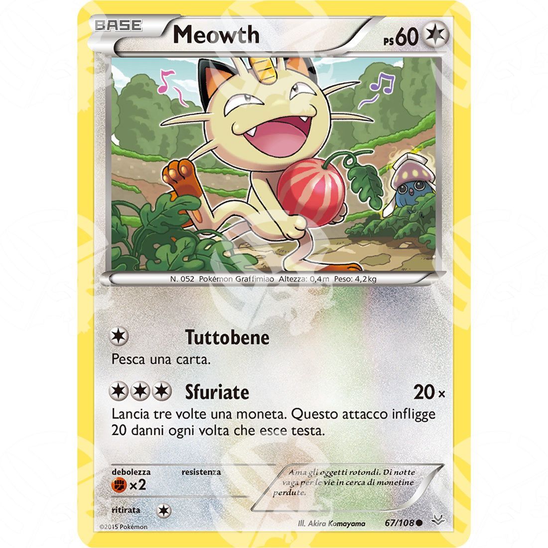 Furie Volanti - Meowth - 67/108 - Warcard - Furie Volanti - Meowth - 67/108 i prezzi più bassi sul mercato, solo da www.warcardshop.com! Carte singole, box, buste e mazzi.