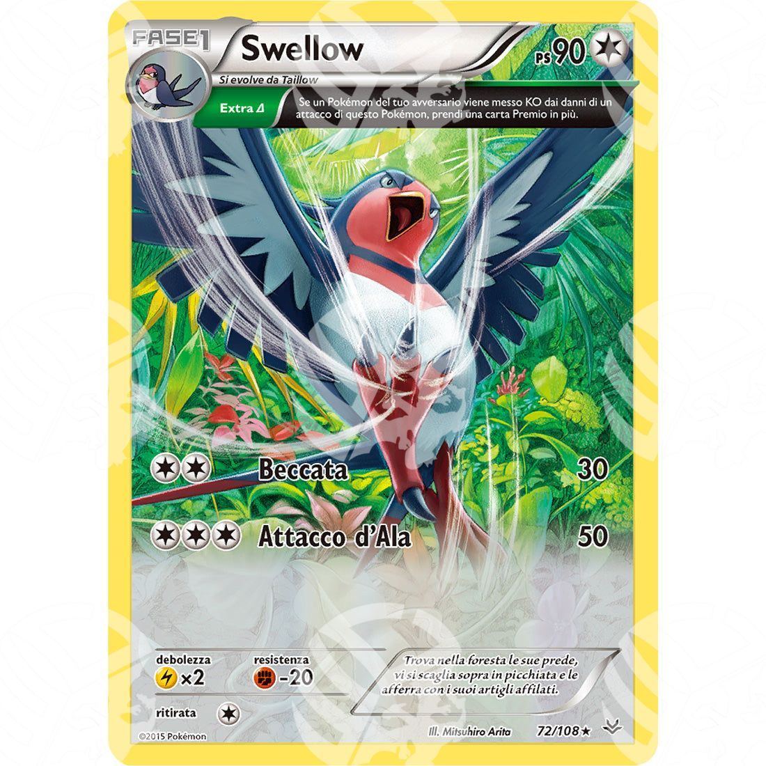 Furie Volanti - Swellow - Holo Rare 72/108 - Warcard - Furie Volanti - Swellow - Holo Rare 72/108 i prezzi più bassi sul mercato, solo da www.warcardshop.com! Carte singole, box, buste e mazzi.