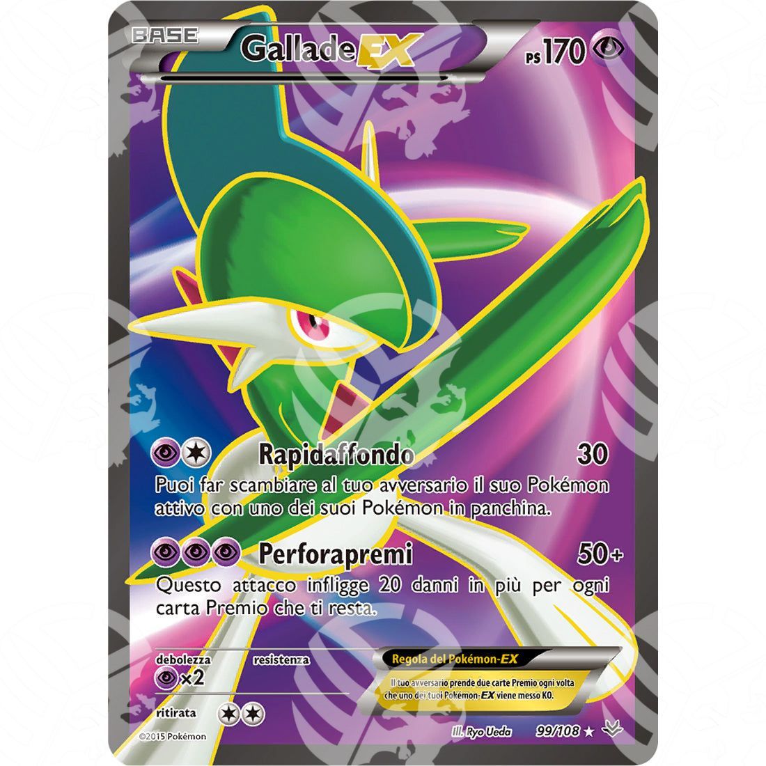 Furie Volanti - Gallade EX - Ultra Rare 99/108 - Warcard - Furie Volanti - Gallade EX - Ultra Rare 99/108 i prezzi più bassi sul mercato, solo da www.warcardshop.com! Carte singole, box, buste e mazzi.