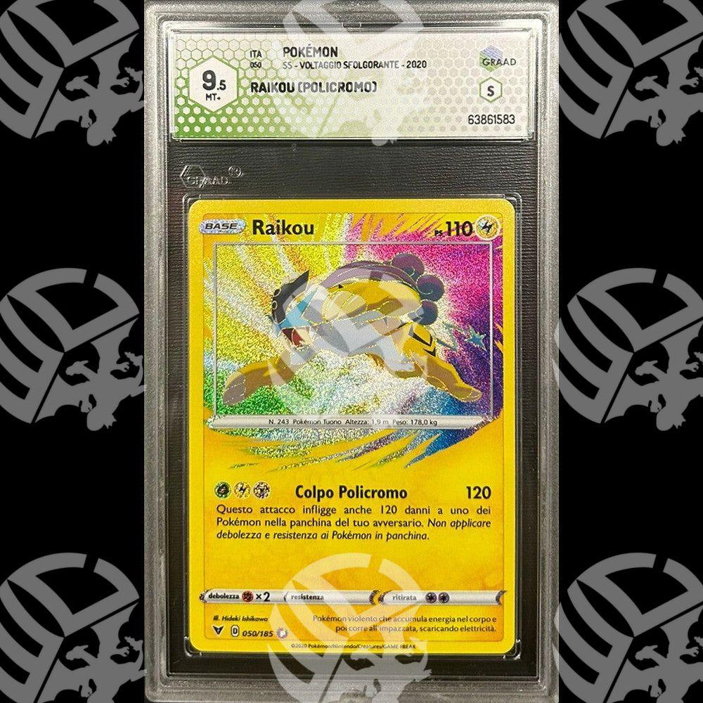 Raikou Voltaggio Sfolgorante - GRAAD 9.5 - Warcard - Gradate i prezzi più bassi sul mercato, solo da www.warcardshop.com! Carte singole, box, buste e mazzi.