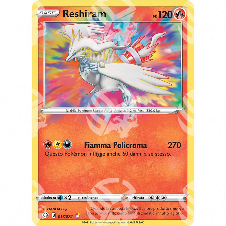 Destino Splendente - Reshiram - 017/072 - Warcard - Destino Splendente - Reshiram - 017/072 i prezzi più bassi sul mercato, solo da www.warcardshop.com! Carte singole, box, buste e mazzi.