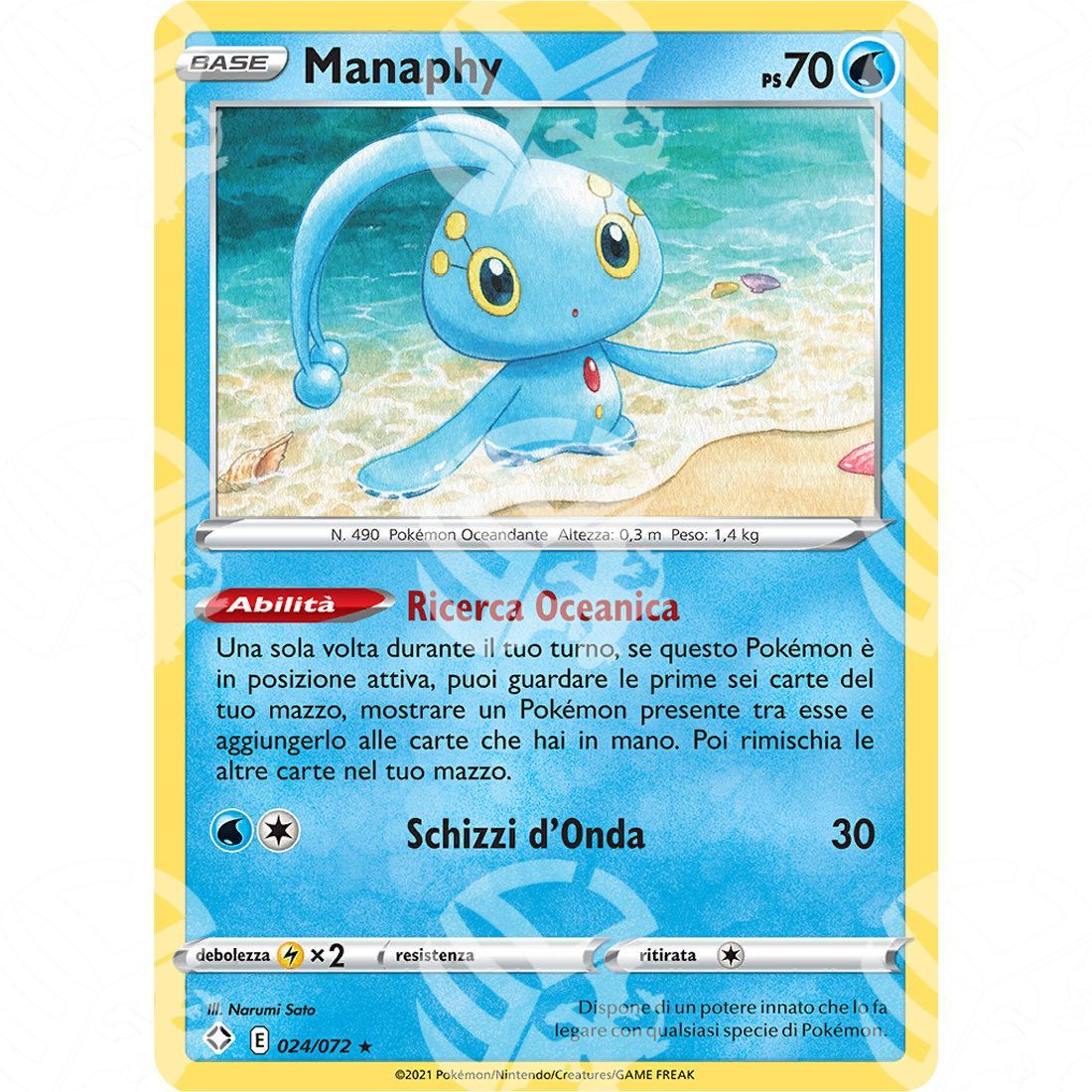 Destino Splendente - Manaphy - 024/072 - Warcard - Destino Splendente - Manaphy - 024/072 i prezzi più bassi sul mercato, solo da www.warcardshop.com! Carte singole, box, buste e mazzi.