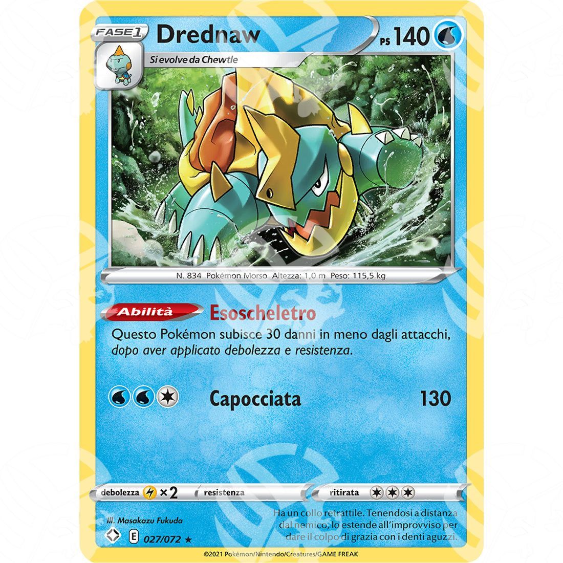 Destino Splendente - Drednaw - 027/072 - Warcard - Destino Splendente - Drednaw - 027/072 i prezzi più bassi sul mercato, solo da www.warcardshop.com! Carte singole, box, buste e mazzi.