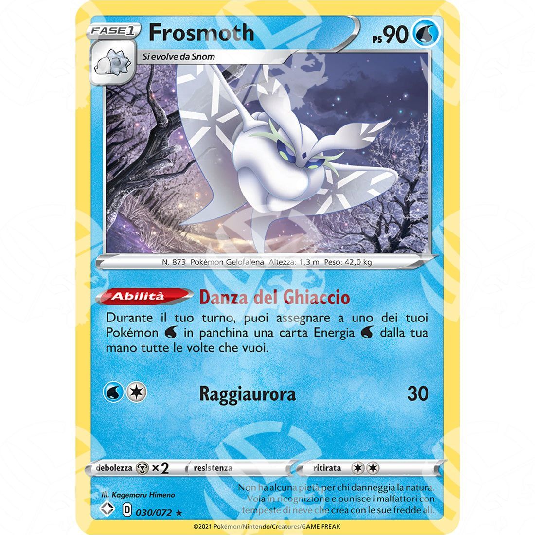 Destino Splendente - Frosmoth - Holo Rare | 030/072 - Warcard - Destino Splendente - Frosmoth - Holo Rare | 030/072 i prezzi più bassi sul mercato, solo da www.warcardshop.com! Carte singole, box, buste e mazzi.