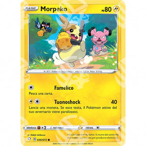 Destino Splendente - Morpeko - 036/072 - Warcard - Destino Splendente - Morpeko - 036/072 i prezzi più bassi sul mercato, solo da www.warcardshop.com! Carte singole, box, buste e mazzi.