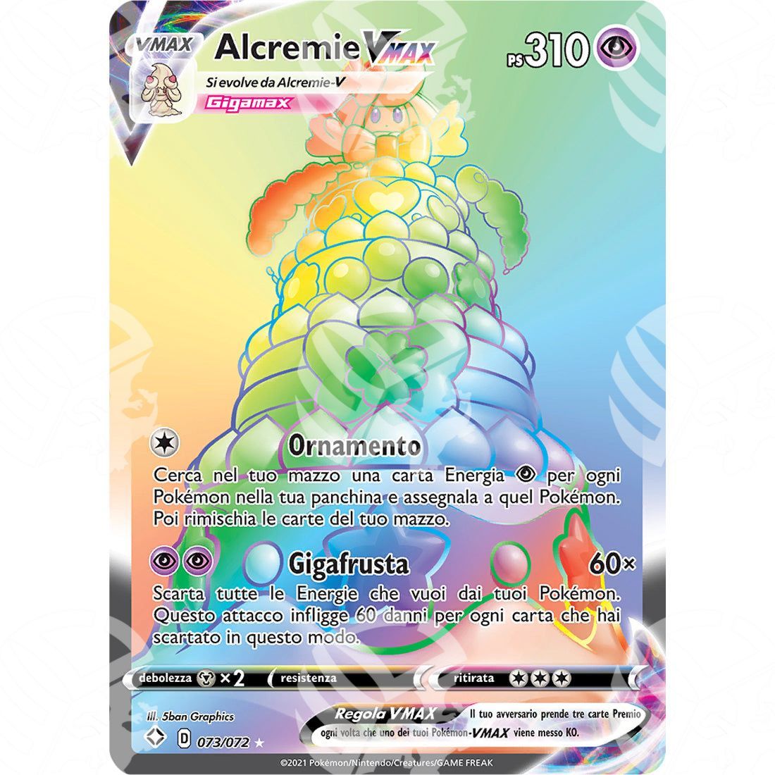 Destino Splendente - Alcremie VMAX - 073/072 - Warcard - Destino Splendente - Alcremie VMAX - 073/072 i prezzi più bassi sul mercato, solo da www.warcardshop.com! Carte singole, box, buste e mazzi.