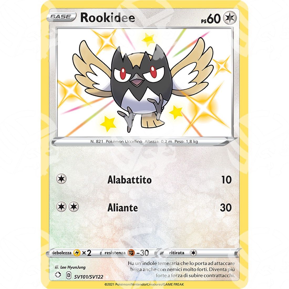 Destino Splendente - Rookidee - Rare Shiny | SV101 - Warcard - Destino Splendente - Rookidee - Rare Shiny | SV101 i prezzi più bassi sul mercato, solo da www.warcardshop.com! Carte singole, box, buste e mazzi.