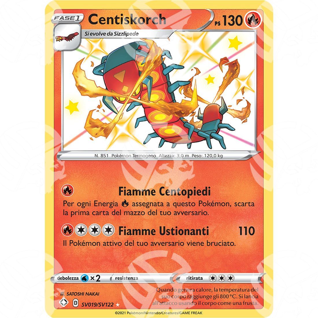 Destino Splendente - Centiskorch - Rare Shiny | SV19 - Warcard - Destino Splendente - Centiskorch - Rare Shiny | SV19 i prezzi più bassi sul mercato, solo da www.warcardshop.com! Carte singole, box, buste e mazzi.