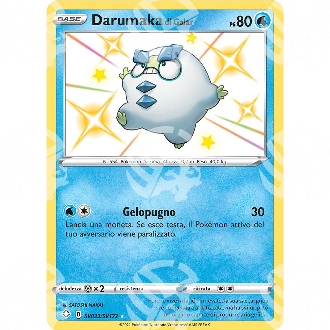 Destino Splendente - Galarian Darumaka - Rare Shiny | SV23 - Warcard - Destino Splendente - Galarian Darumaka - Rare Shiny | SV23 i prezzi più bassi sul mercato, solo da www.warcardshop.com! Carte singole, box, buste e mazzi.