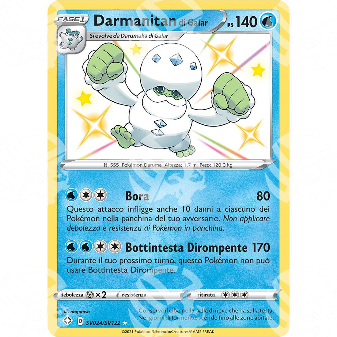 Destino Splendente - Galarian Darmanitan - Rare Shiny | SV24 - Warcard - Destino Splendente - Galarian Darmanitan - Rare Shiny | SV24 i prezzi più bassi sul mercato, solo da www.warcardshop.com! Carte singole, box, buste e mazzi.