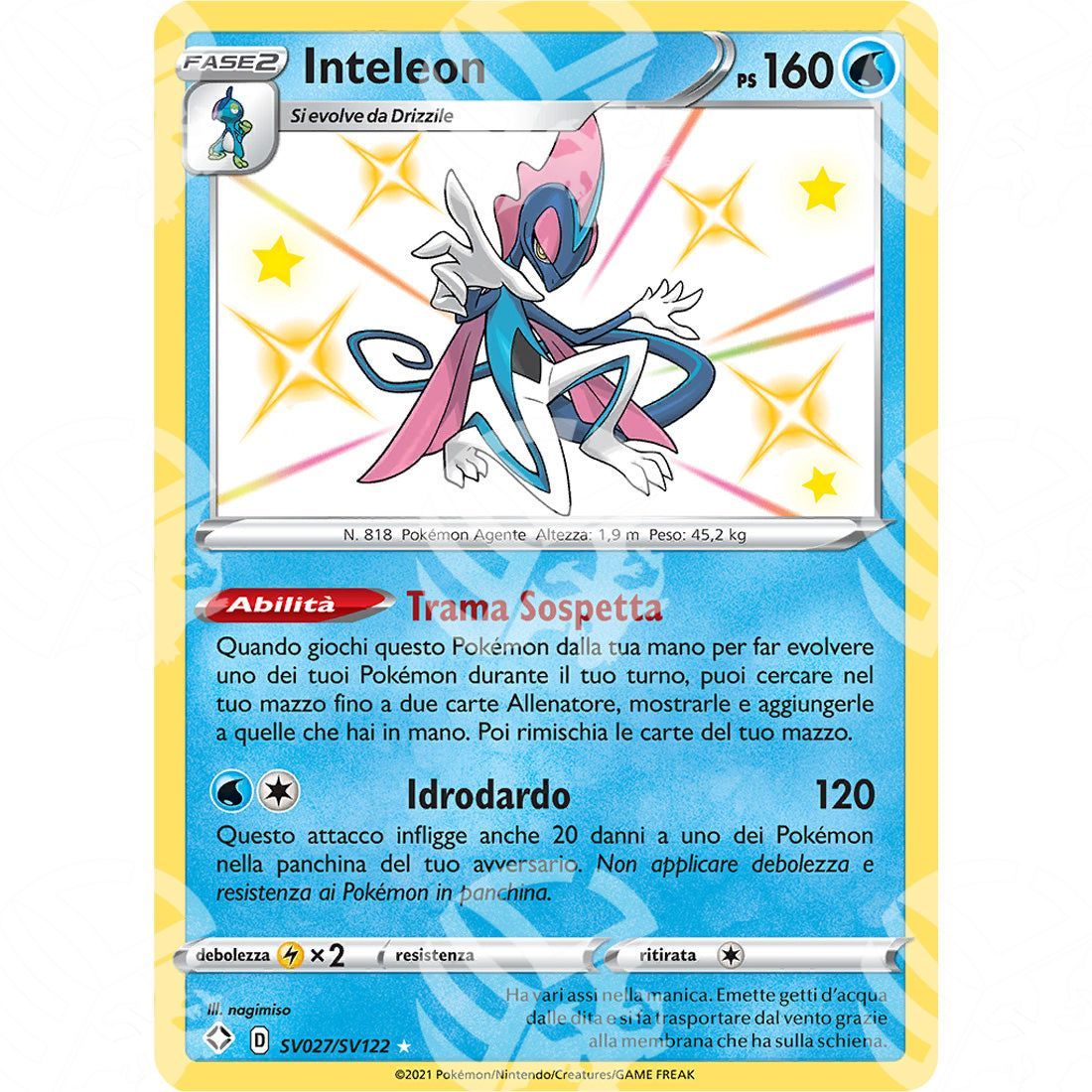 Destino Splendente - Inteleon - Rare Shiny | SV27 - Warcard - Destino Splendente - Inteleon - Rare Shiny | SV27 i prezzi più bassi sul mercato, solo da www.warcardshop.com! Carte singole, box, buste e mazzi.