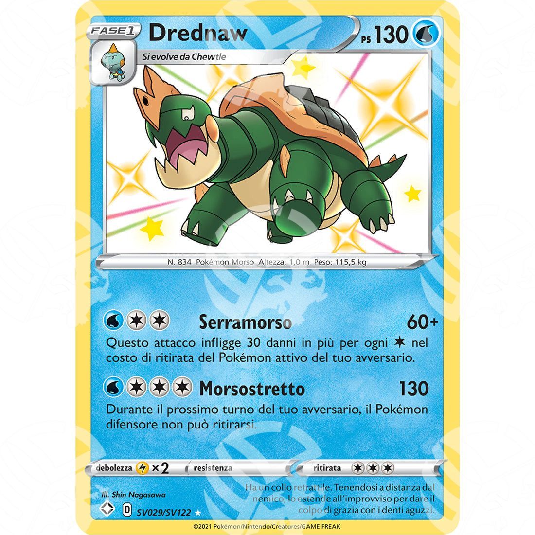 Destino Splendente - Drednaw - Rare Shiny | SV29 - Warcard - Destino Splendente - Drednaw - Rare Shiny | SV29 i prezzi più bassi sul mercato, solo da www.warcardshop.com! Carte singole, box, buste e mazzi.