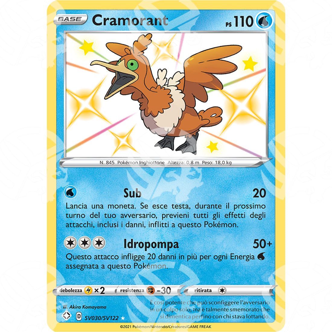 Destino Splendente - Cramorant - Rare Shiny | SV30 - Warcard - Destino Splendente - Cramorant - Rare Shiny | SV30 i prezzi più bassi sul mercato, solo da www.warcardshop.com! Carte singole, box, buste e mazzi.