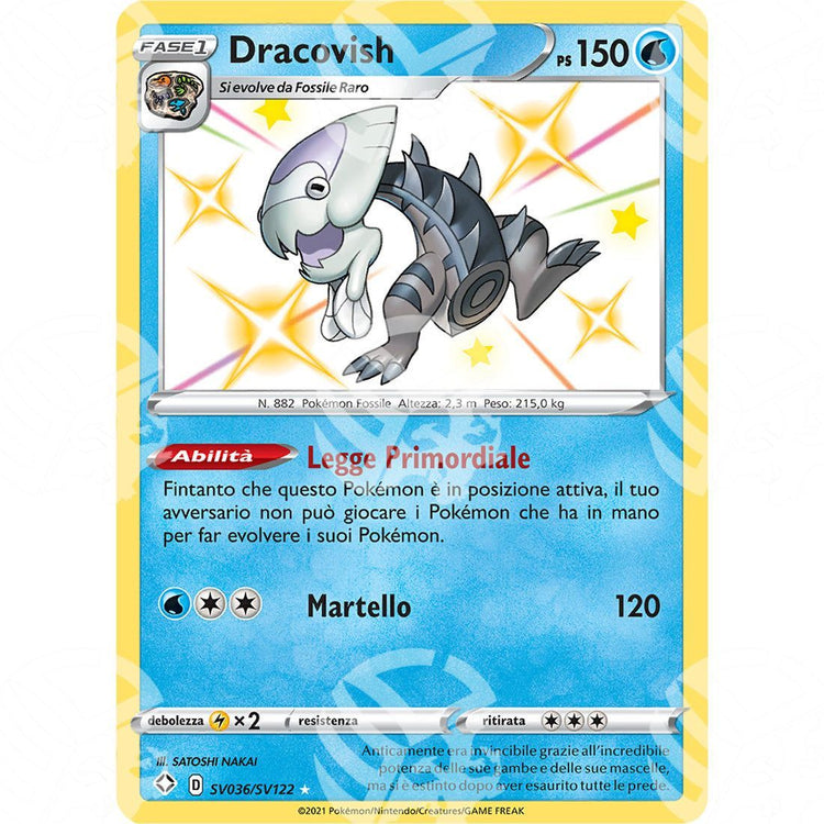 Destino Splendente - Dracovish - Rare Shiny | SV36 - Warcard - Destino Splendente - Dracovish - Rare Shiny | SV36 i prezzi più bassi sul mercato, solo da www.warcardshop.com! Carte singole, box, buste e mazzi.