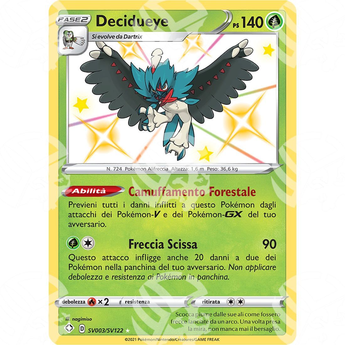 Destino Splendente - Decidueye - Rare Shiny | SV3 - Warcard - Destino Splendente - Decidueye - Rare Shiny | SV3 i prezzi più bassi sul mercato, solo da www.warcardshop.com! Carte singole, box, buste e mazzi.