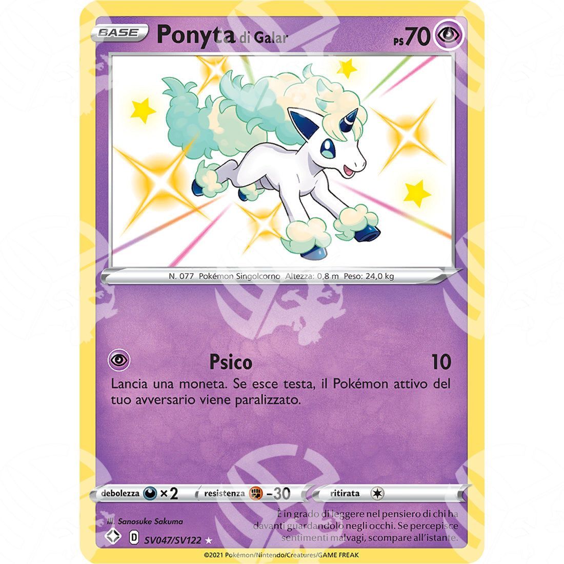 Destino Splendente - Galarian Ponyta - Rare Shiny | SV47 - Warcard - Destino Splendente - Galarian Ponyta - Rare Shiny | SV47 i prezzi più bassi sul mercato, solo da www.warcardshop.com! Carte singole, box, buste e mazzi.