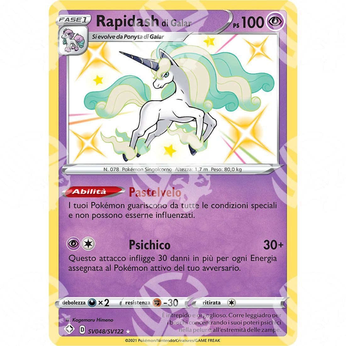 Destino Splendente - Galarian Rapidash - Rare Shiny | SV48 - Warcard - Destino Splendente - Galarian Rapidash - Rare Shiny | SV48 i prezzi più bassi sul mercato, solo da www.warcardshop.com! Carte singole, box, buste e mazzi.