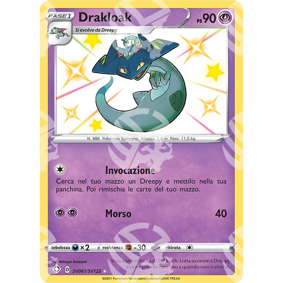 Destino Splendente - Drakloak - Rare Shiny | SV61 - Warcard - Destino Splendente - Drakloak - Rare Shiny | SV61 i prezzi più bassi sul mercato, solo da www.warcardshop.com! Carte singole, box, buste e mazzi.