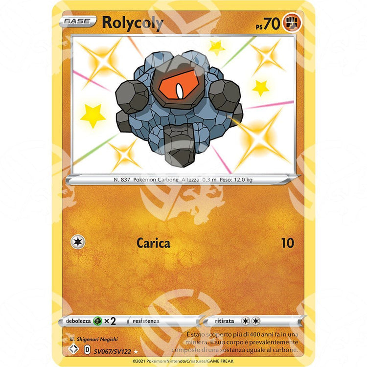 Destino Splendente - Rolycoly - Rare Shiny | SV67 - Warcard - Destino Splendente - Rolycoly - Rare Shiny | SV67 i prezzi più bassi sul mercato, solo da www.warcardshop.com! Carte singole, box, buste e mazzi.