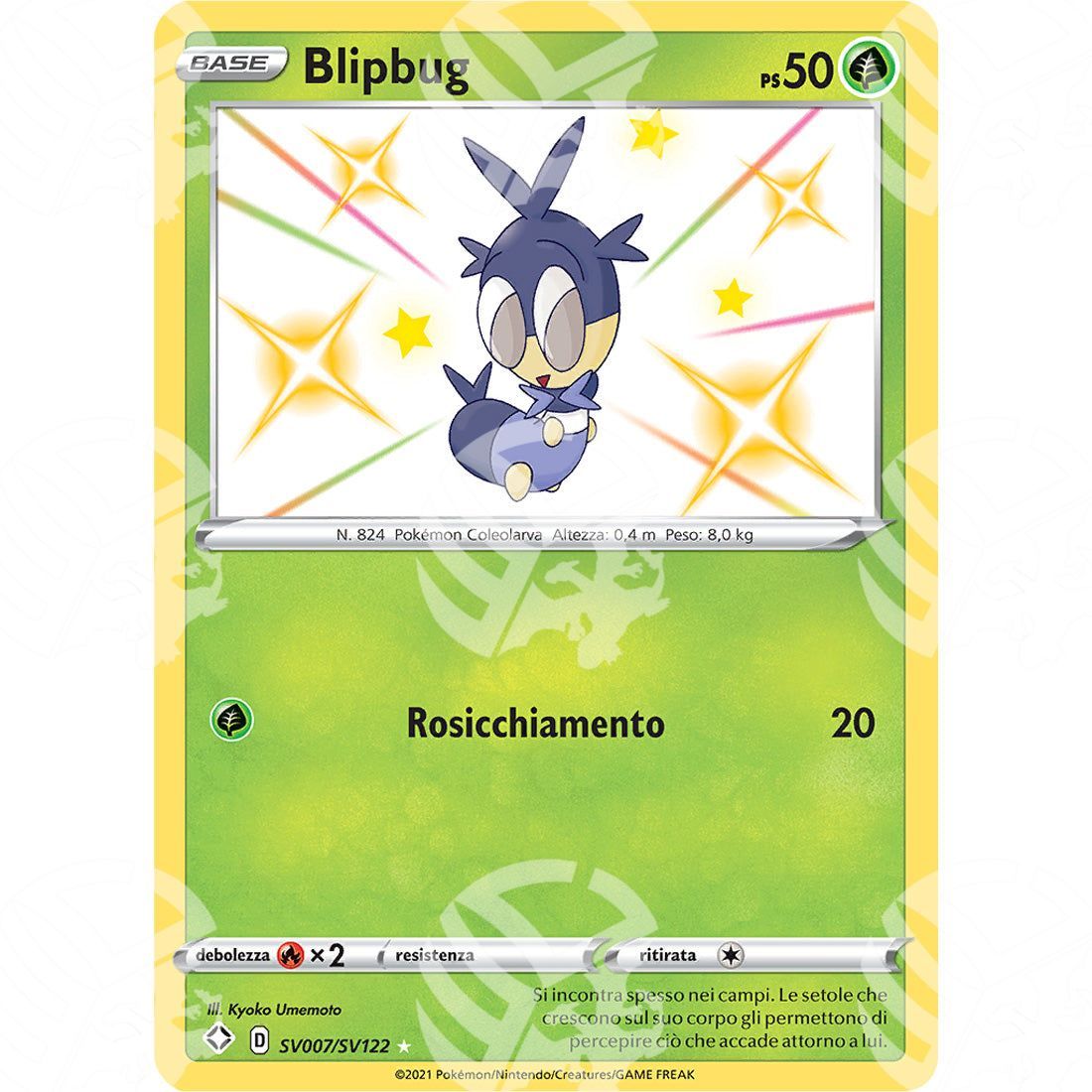 Destino Splendente - Blipbug - Rare Shiny | SV7 - Warcard - Destino Splendente - Blipbug - Rare Shiny | SV7 i prezzi più bassi sul mercato, solo da www.warcardshop.com! Carte singole, box, buste e mazzi.