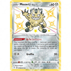 Destino Splendente - Galarian Meowth - Rare Shiny | SV86 - Warcard - Destino Splendente - Galarian Meowth - Rare Shiny | SV86 i prezzi più bassi sul mercato, solo da www.warcardshop.com! Carte singole, box, buste e mazzi.