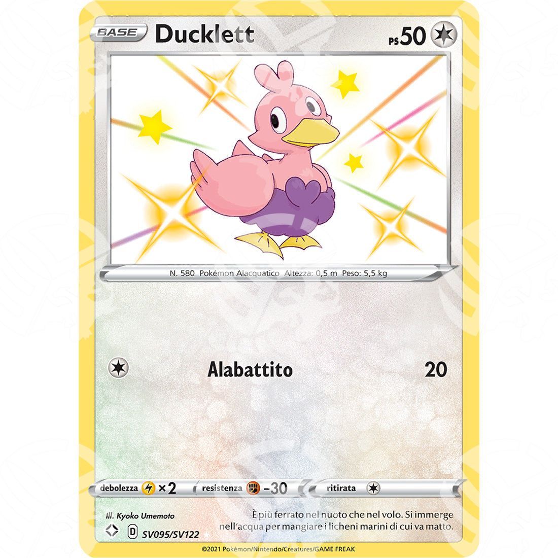 Destino Splendente - Ducklett - Rare Shiny | SV95 - Warcard - Destino Splendente - Ducklett - Rare Shiny | SV95 i prezzi più bassi sul mercato, solo da www.warcardshop.com! Carte singole, box, buste e mazzi.