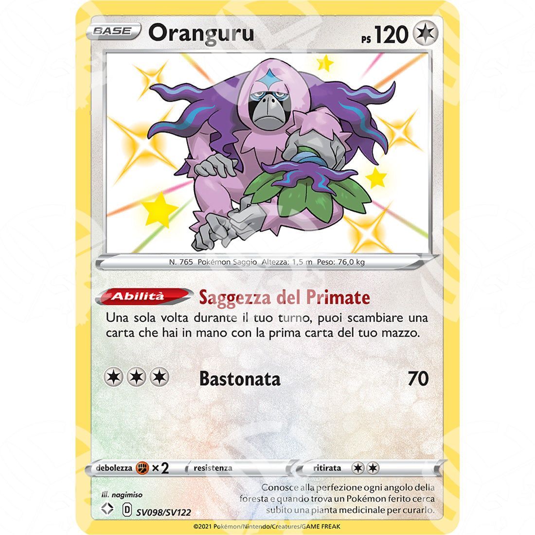 Destino Splendente - Oranguru - Rare Shiny | SV98 - Warcard - Destino Splendente - Oranguru - Rare Shiny | SV98 i prezzi più bassi sul mercato, solo da www.warcardshop.com! Carte singole, box, buste e mazzi.