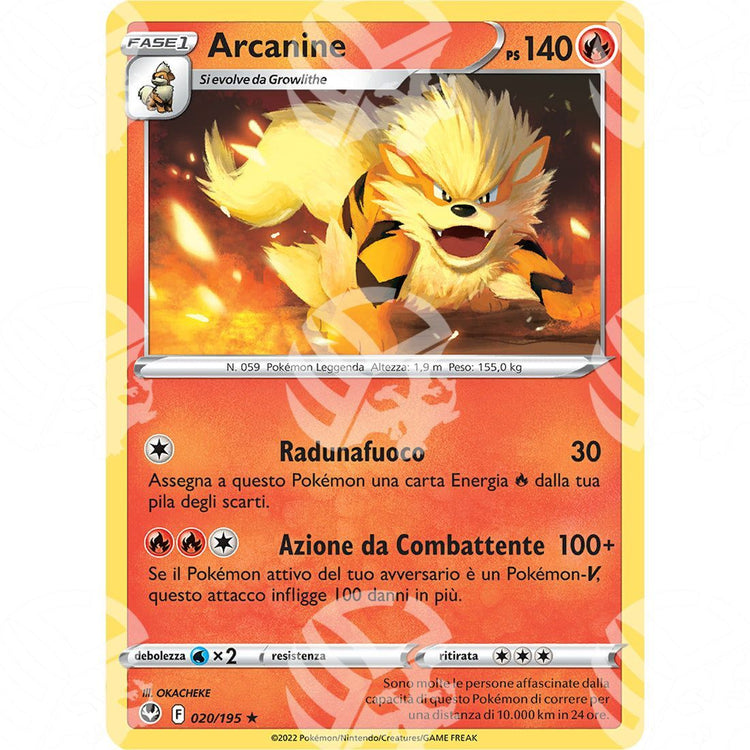 Tempesta Argentata - Arcanine - 020/195 - Warcard - Tempesta Argentata - Arcanine - 020/195 i prezzi più bassi sul mercato, solo da www.warcardshop.com! Carte singole, box, buste e mazzi.