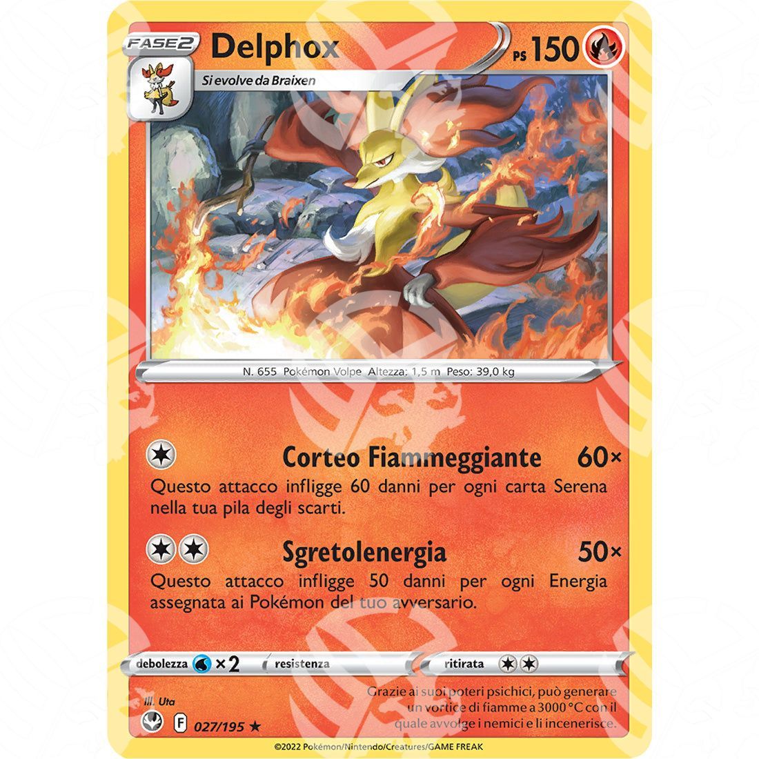 Tempesta Argentata - Delphox - 027/195 - Warcard - Tempesta Argentata - Delphox - 027/195 i prezzi più bassi sul mercato, solo da www.warcardshop.com! Carte singole, box, buste e mazzi.