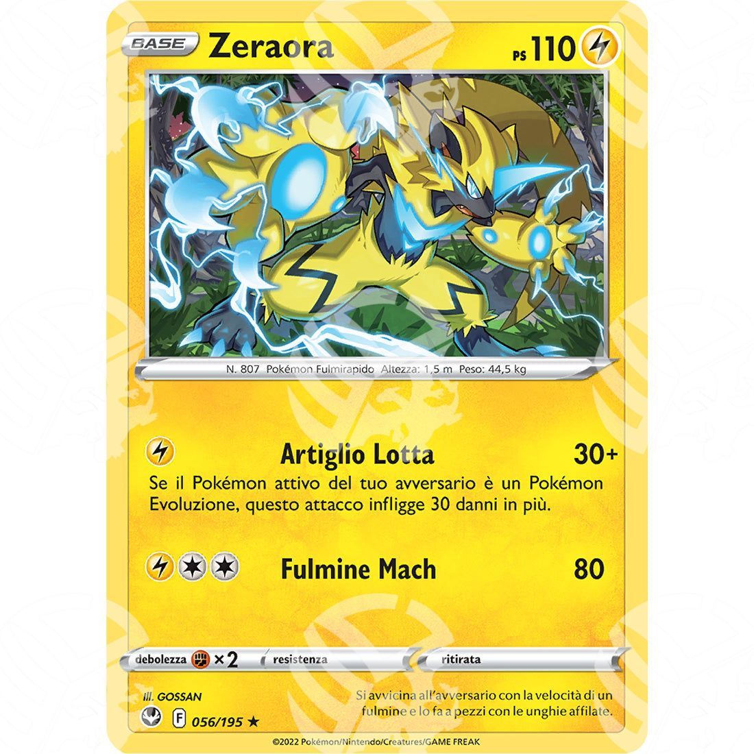 Tempesta Argentata - Zeraora - 056/195 - Warcard - Tempesta Argentata - Zeraora - 056/195 i prezzi più bassi sul mercato, solo da www.warcardshop.com! Carte singole, box, buste e mazzi.