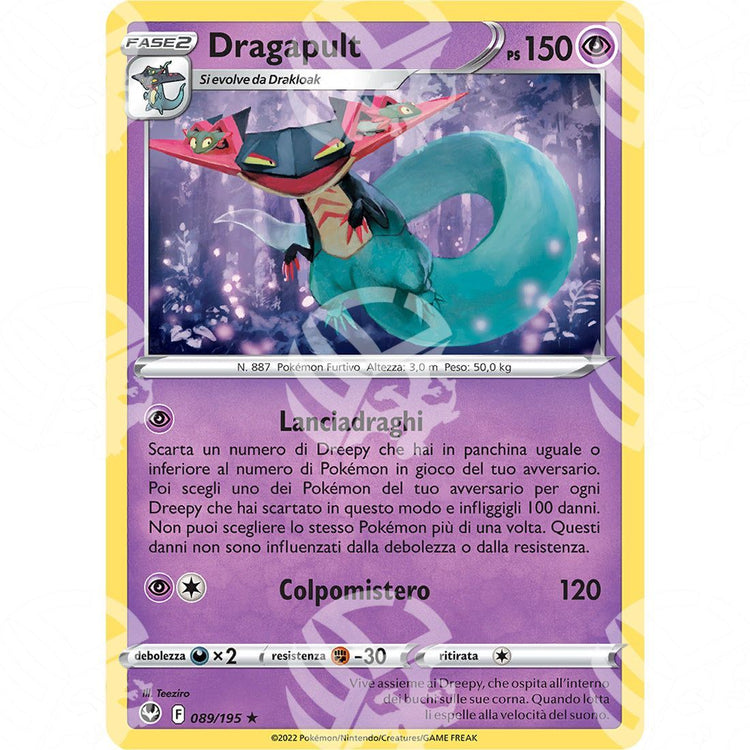 Tempesta Argentata - Dragapult - Holo Rare 089/195 - Warcard - Tempesta Argentata - Dragapult - Holo Rare 089/195 i prezzi più bassi sul mercato, solo da www.warcardshop.com! Carte singole, box, buste e mazzi.