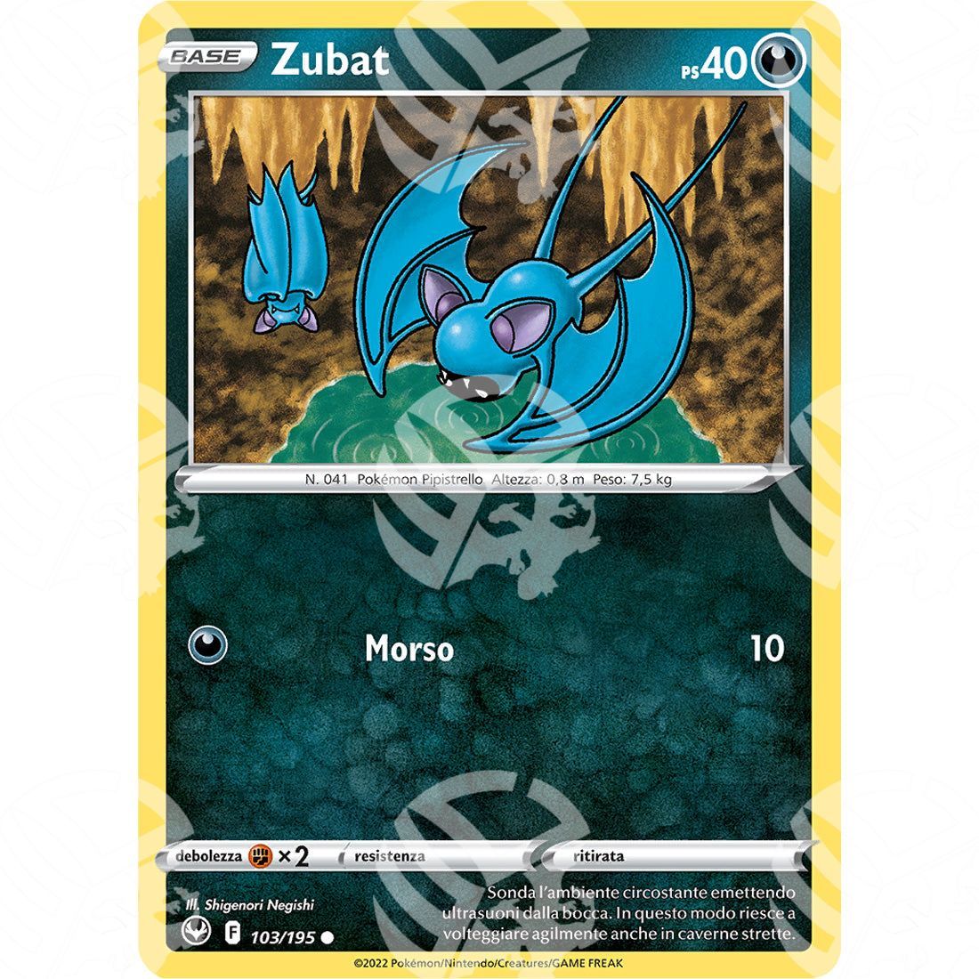 Tempesta Argentata - Zubat - 103/195 - Warcard - Tempesta Argentata - Zubat - 103/195 i prezzi più bassi sul mercato, solo da www.warcardshop.com! Carte singole, box, buste e mazzi.