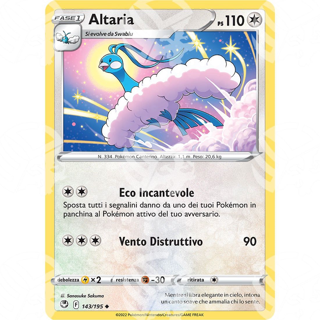 Tempesta Argentata - Altaria - 143/195 - Warcard - Tempesta Argentata - Altaria - 143/195 i prezzi più bassi sul mercato, solo da www.warcardshop.com! Carte singole, box, buste e mazzi.