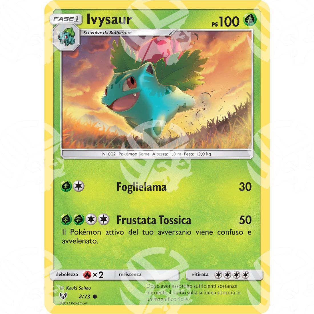 Leggende Iridescenti - Ivysaur - 002/073 - Warcard - Leggende Iridescenti - Ivysaur - 002/073 i prezzi più bassi sul mercato, solo da www.warcardshop.com! Carte singole, box, buste e mazzi.