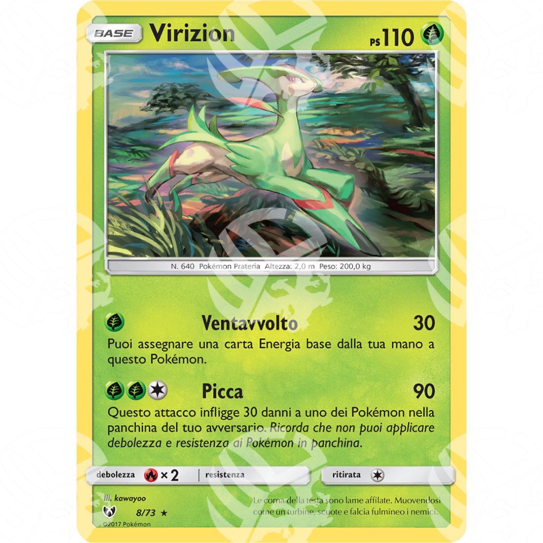 Leggende Iridescenti - Virizion - Holo Rare 8/73 - Warcard - Leggende Iridescenti - Virizion - Holo Rare 8/73 i prezzi più bassi sul mercato, solo da www.warcardshop.com! Carte singole, box, buste e mazzi.