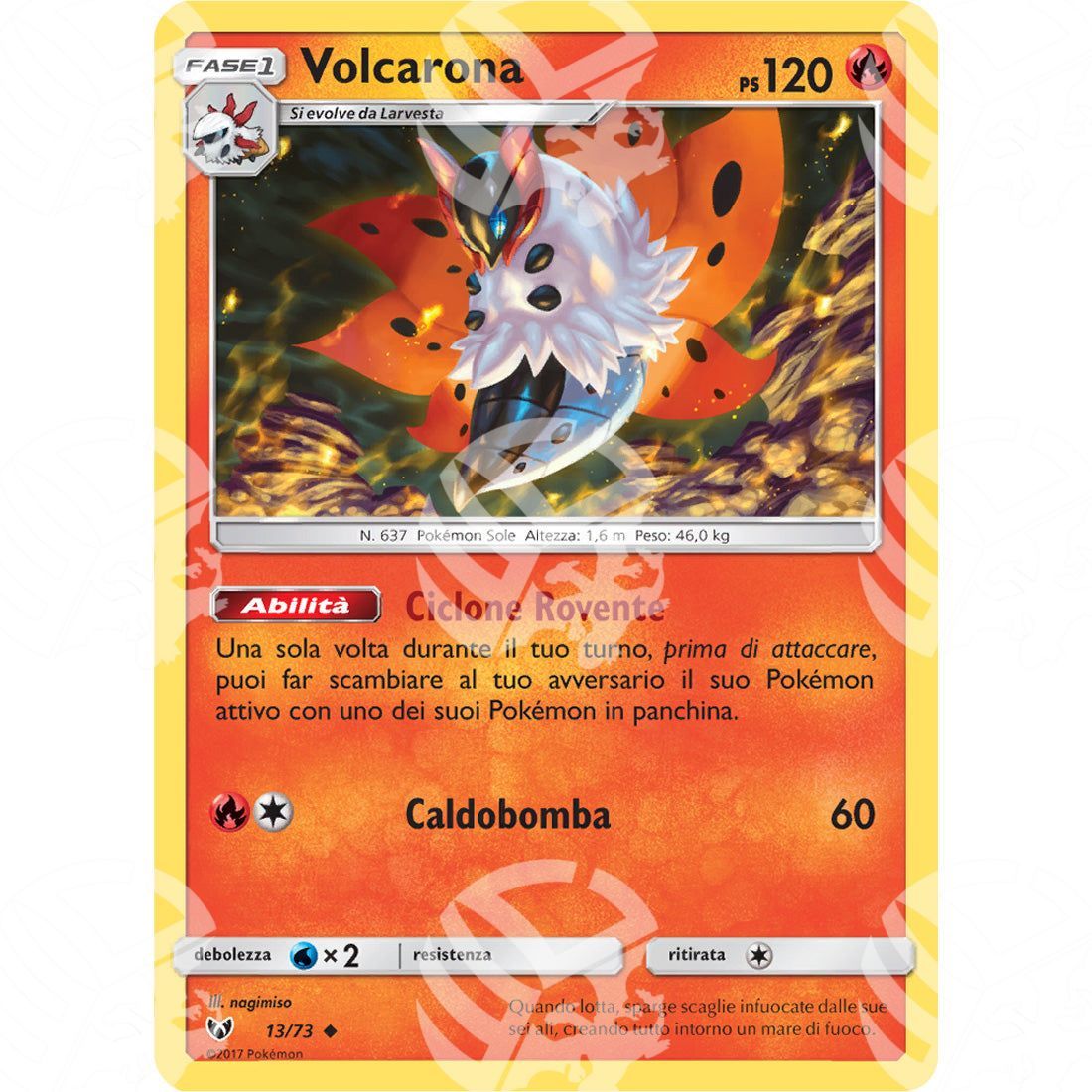 Leggende Iridescenti - Volcarona - 13/73 - Warcard - Leggende Iridescenti - Volcarona - 13/73 i prezzi più bassi sul mercato, solo da www.warcardshop.com! Carte singole, box, buste e mazzi.