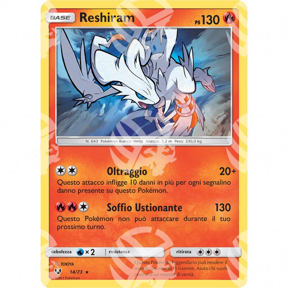 Leggende Iridescenti - Reshiram - 14/73 - Warcard - Leggende Iridescenti - Reshiram - 14/73 i prezzi più bassi sul mercato, solo da www.warcardshop.com! Carte singole, box, buste e mazzi.